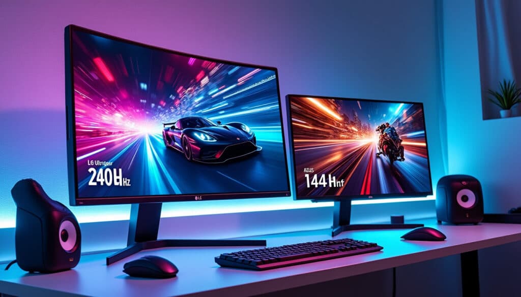 découvrez les différences entre les écrans lg ultragear et asus tuf avec leurs taux de rafraîchissement 144 hz et 240 hz, et choisissez le modèle idéal selon votre usage gaming ou professionnel.
