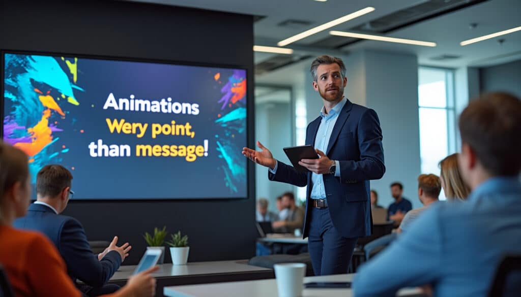 découvrez quand il est judicieux d'utiliser des animations à la manière de keynote et quand il vaut mieux s'abstenir pour un effet optimal.