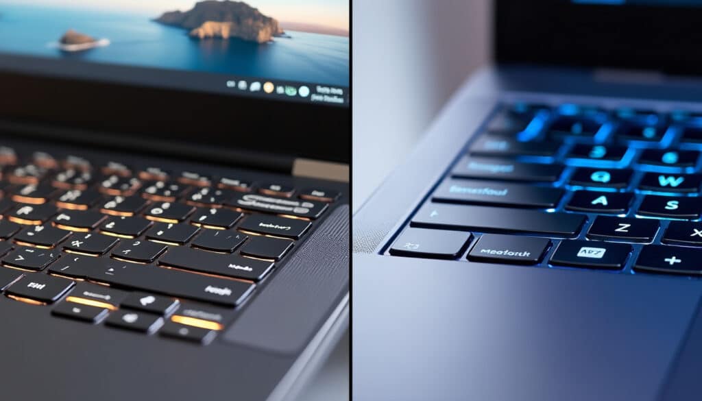 découvrez notre comparatif des claviers azerty avec rétroéclairage et confort entre les modèles thinkpad et xps pour choisir l'ergonomie qui vous convient.