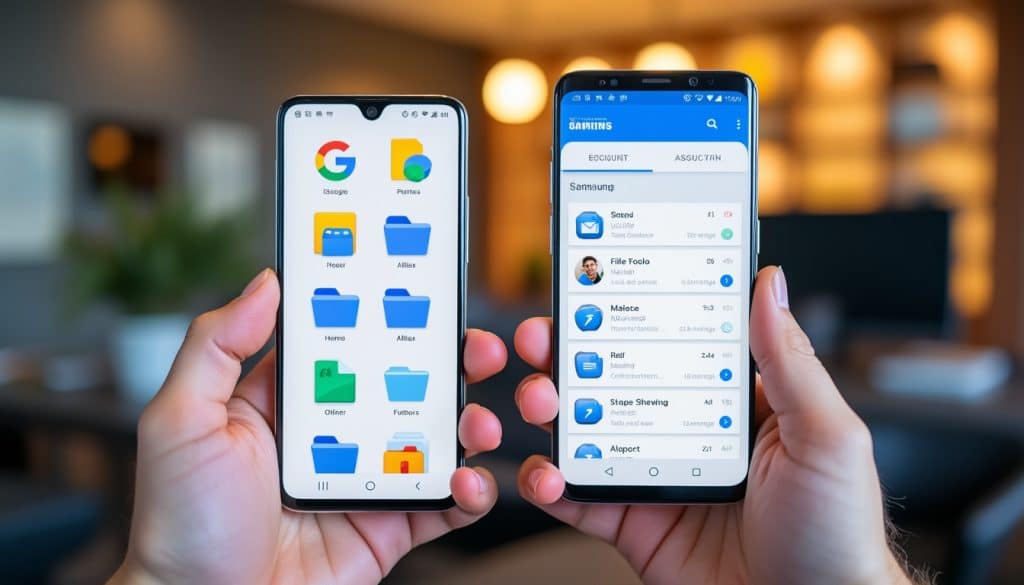 découvrez une comparaison complète entre google files et le gestionnaire samsung pour savoir lequel est le plus pratique et adapté à vos besoins de gestion de fichiers sur mobile.