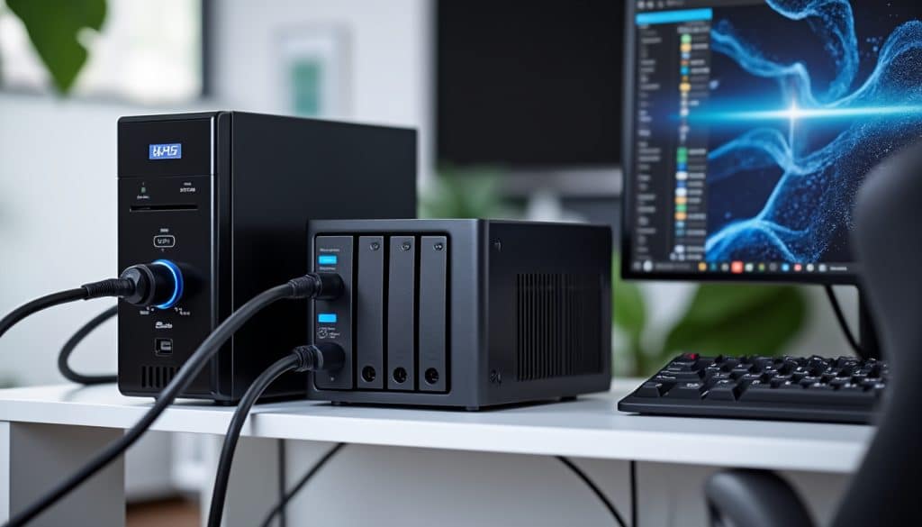 découvrez comment répartir un nas synology et une tour pc sur un onduleur pour protéger vos équipements et optimiser l’autonomie en cas de coupure.