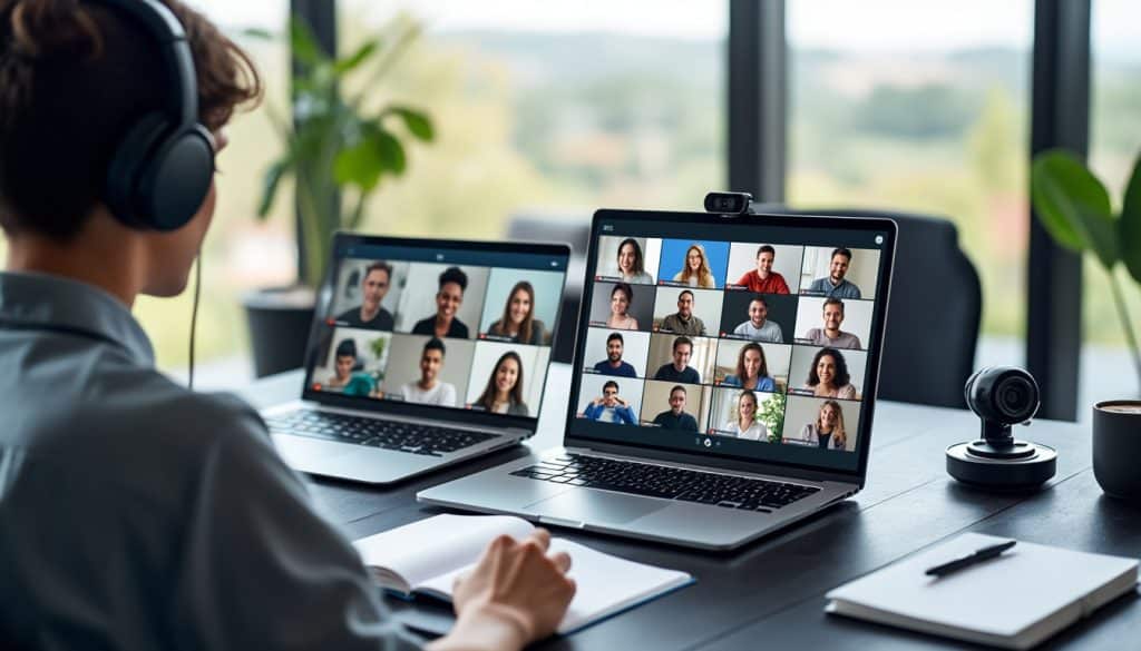 découvrez comment le télétravail et l’essor de zoom ont poussé google meet et microsoft teams à innover pour mieux répondre aux besoins des utilisateurs.